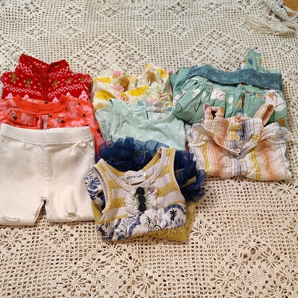 Bundle Lot Girls Size 12 Months A4